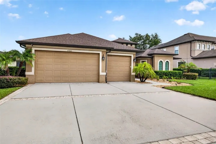 Three car garage