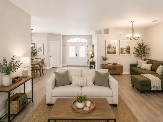 Virtually Staged Living Area