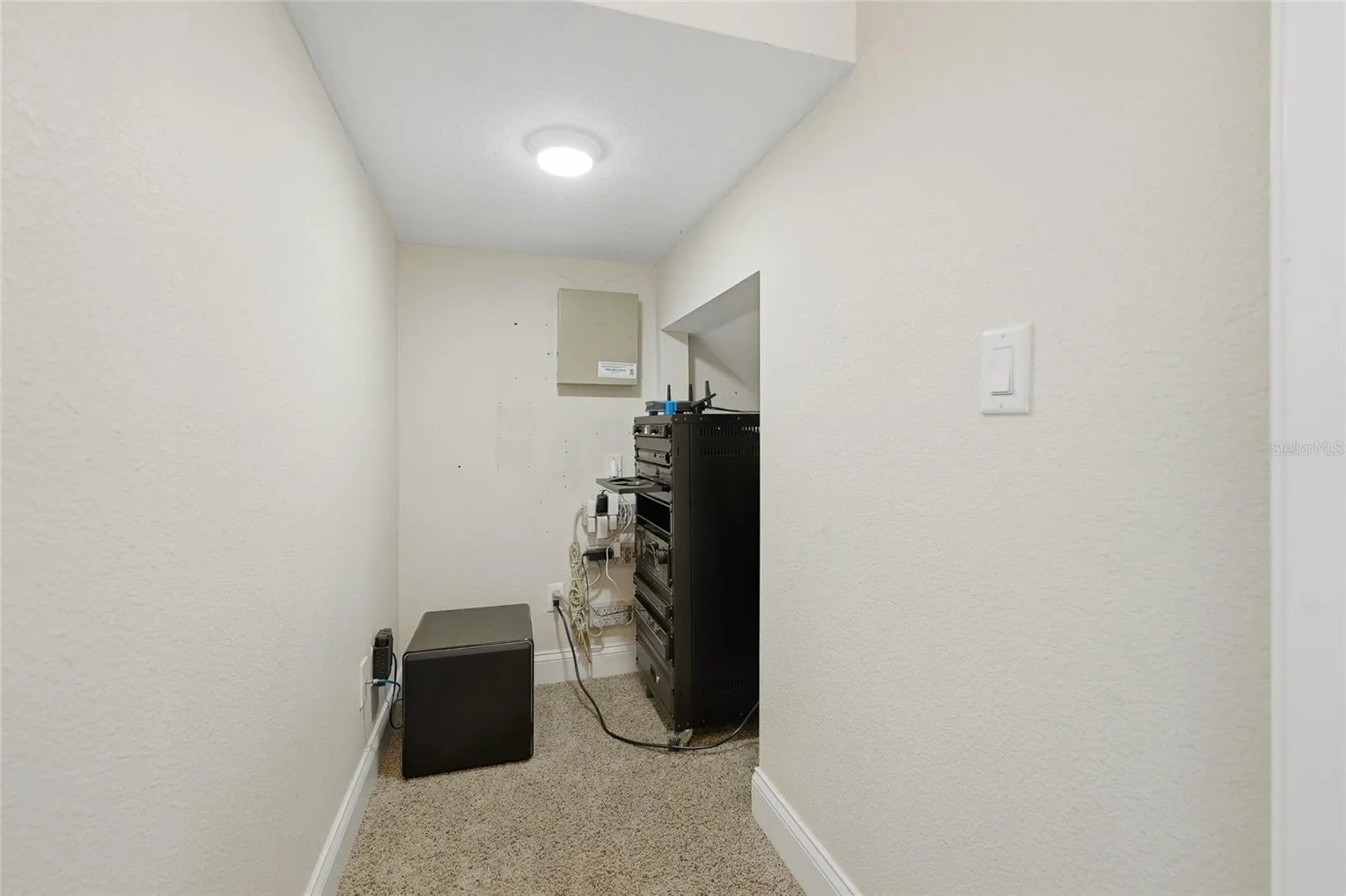Media Center under stairs