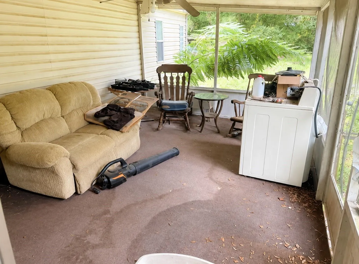 Enclosed patio