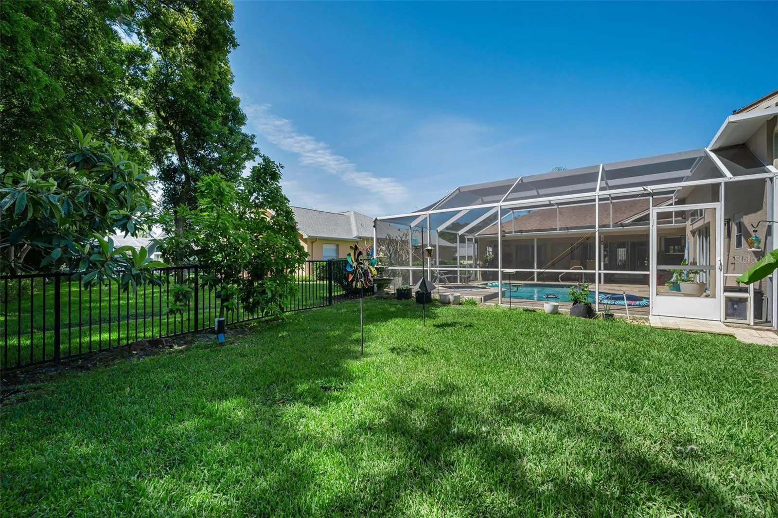 .28 acre conservation lot partially fenced