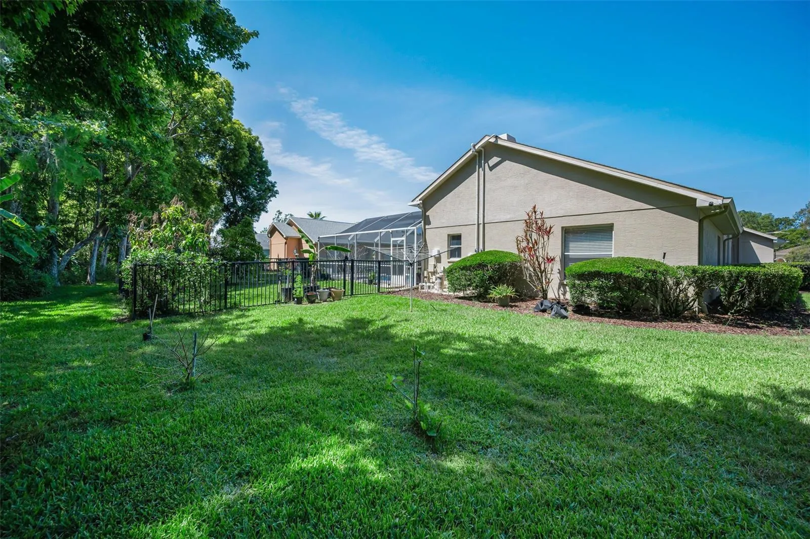 .28 acre conservation lot partially fenced