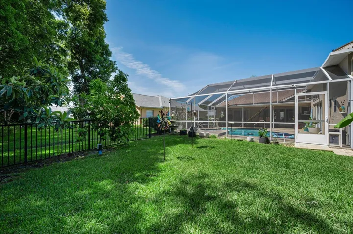 .28 acre conservation lot partially fenced