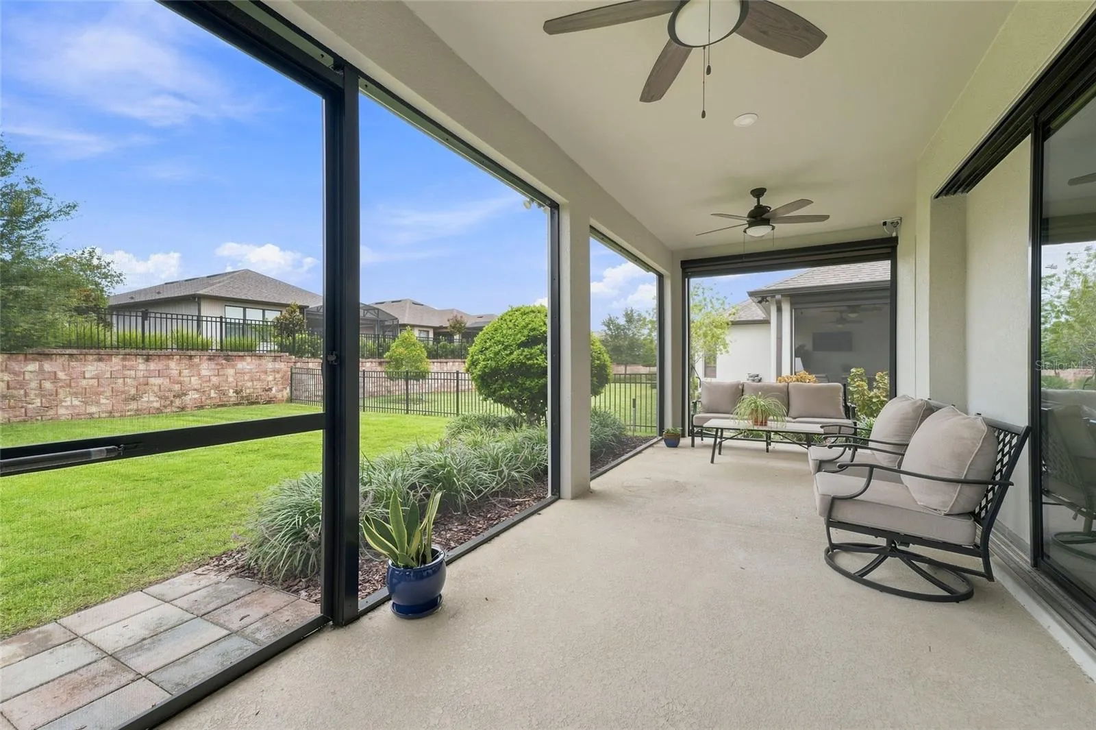 Expansive lanai to include motorized sun panels for added privacy &amp; entertaining