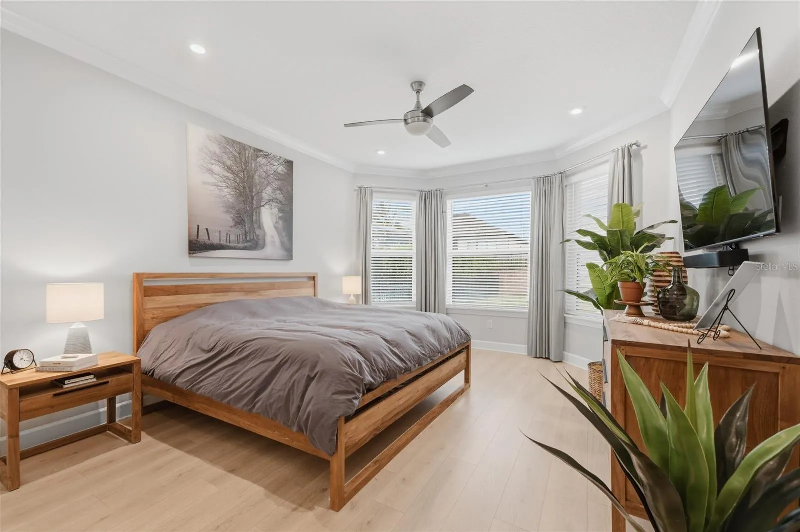 Master Bedroom with lots of windows