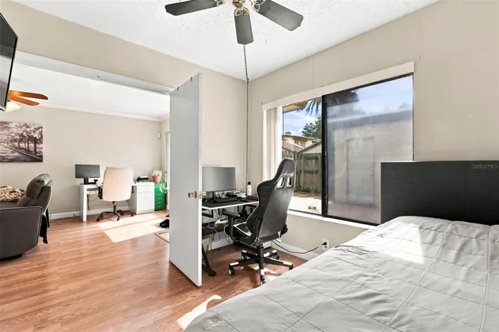 Double doors lead to 1st floor Bedroom.