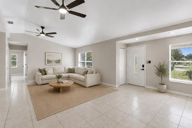 Living Room Virtually Staged