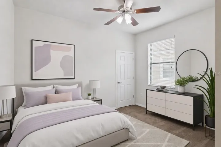 Bedroom #2 with walk-in closet
