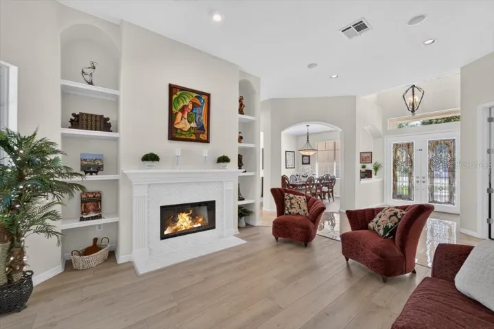 Formal Living with Fireplace