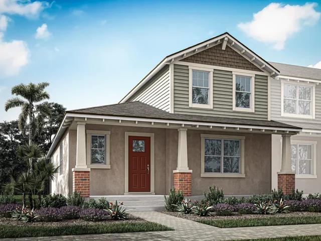 Rainwood - Sofia Floorplan - Craftsman Elevation - Architect's Rendering