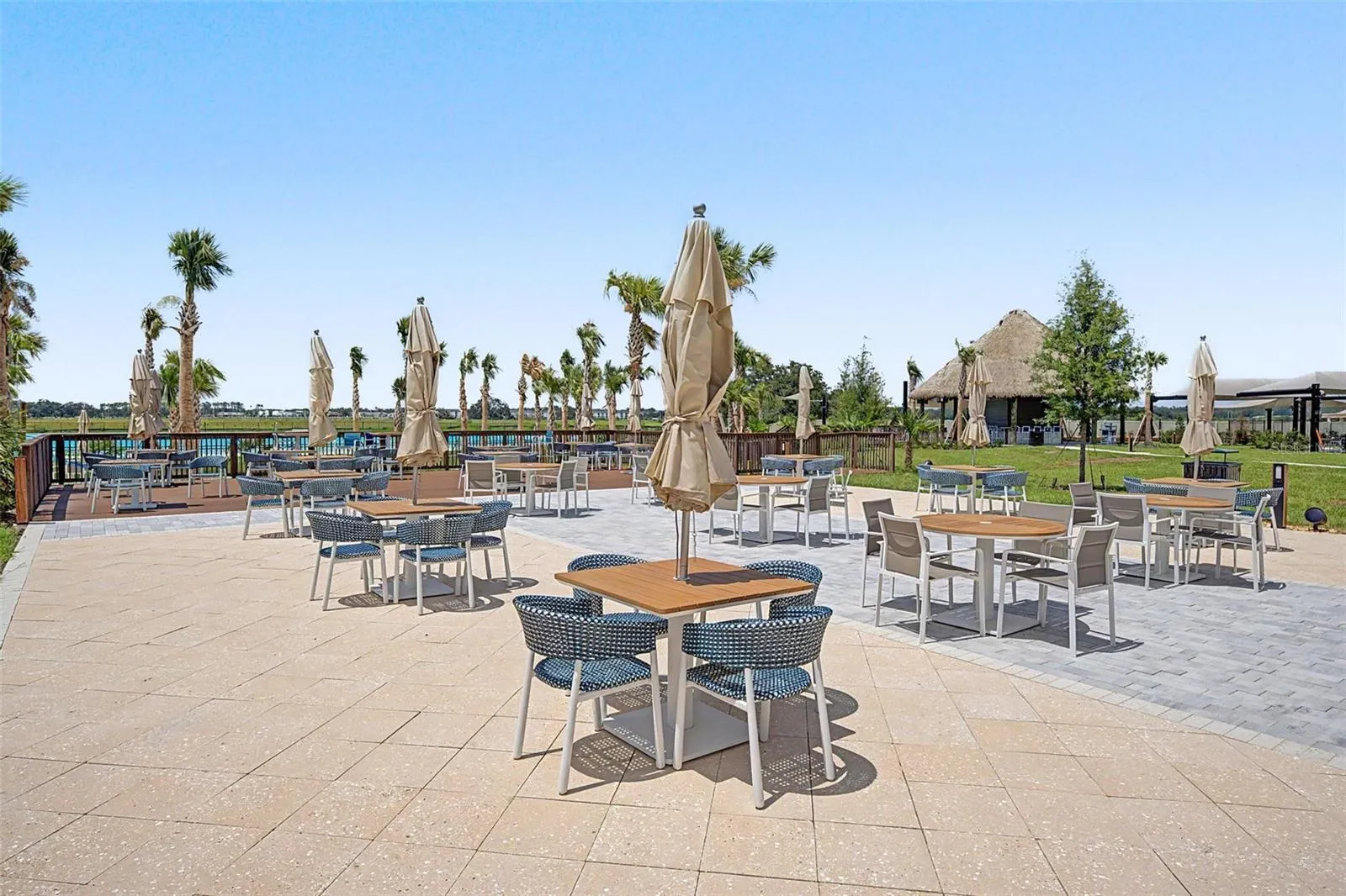 Outdoor eating area