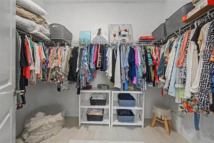 Huge Primary closet