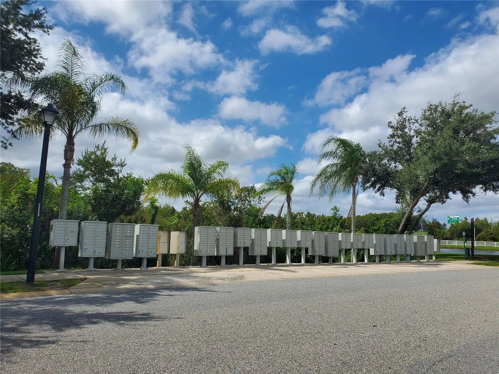 Mailboxes inside Kempton Park entry