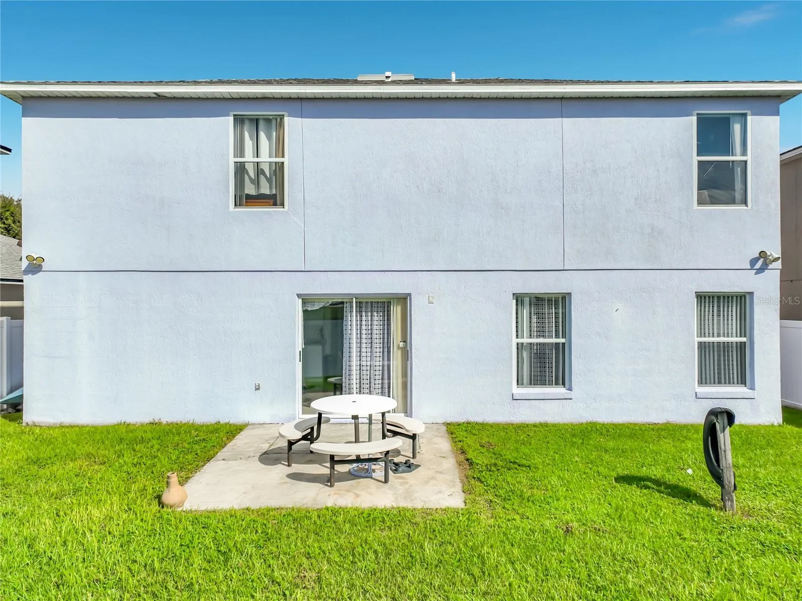 Back of the home