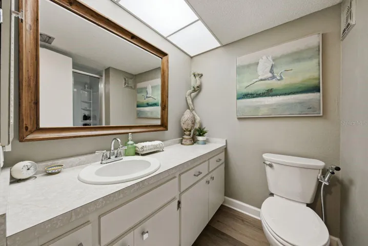 Bath 2 features walk in shower