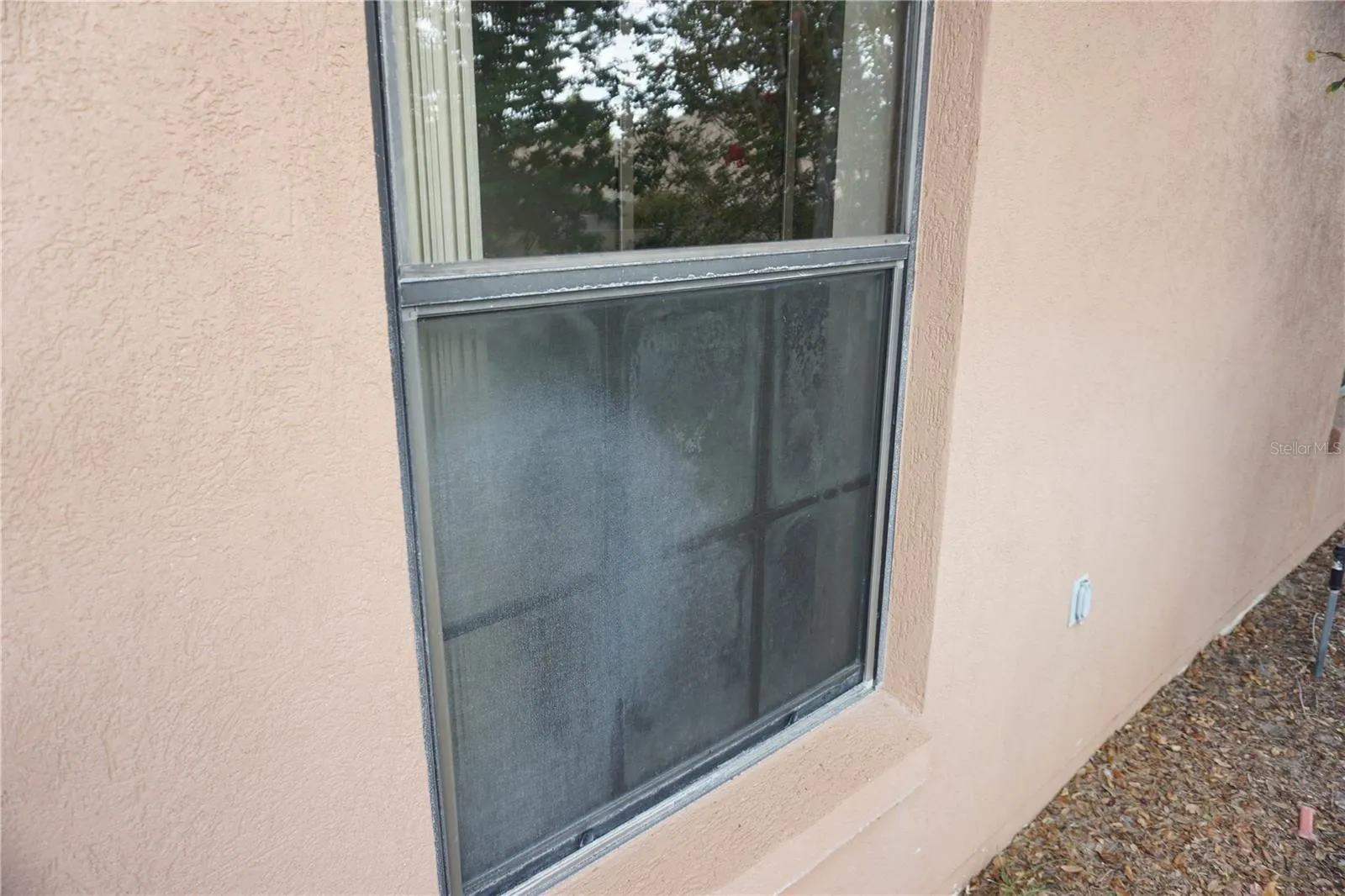 Some windows are fogged