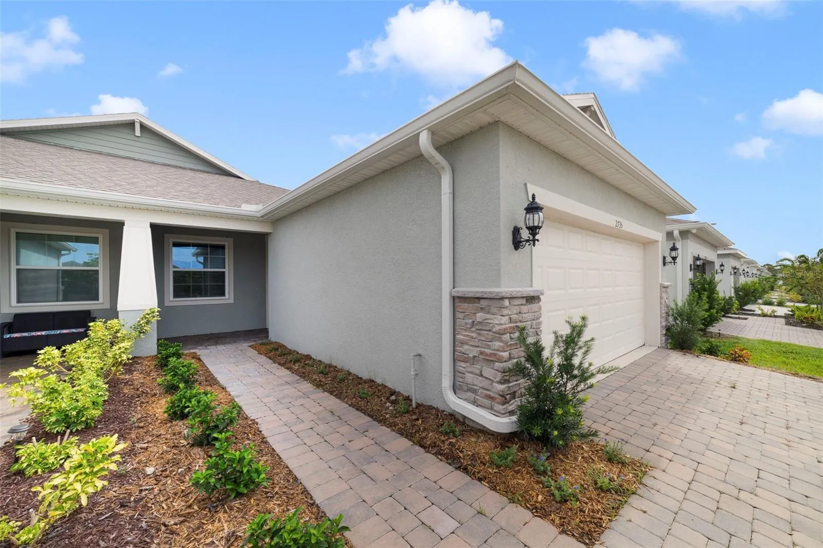 2-car garage and spacious driveway