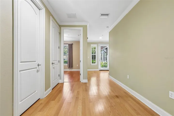 1st floor entry hall facing front door