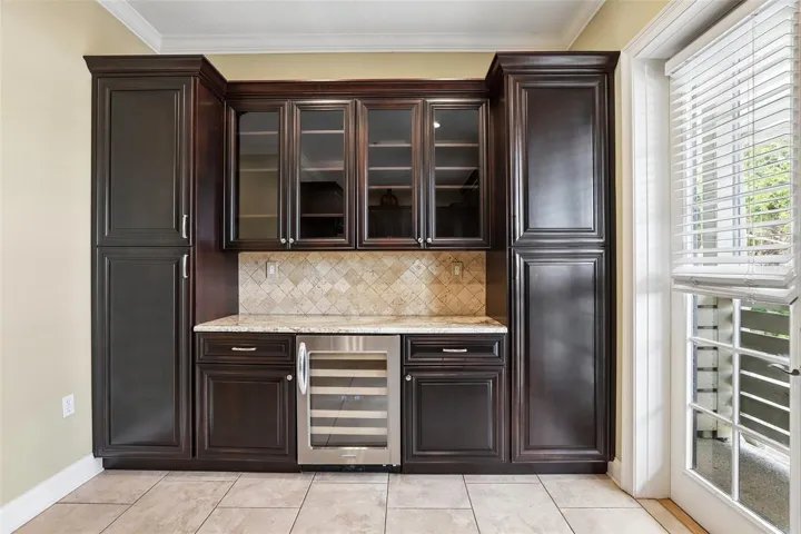 Dry bar and pantry