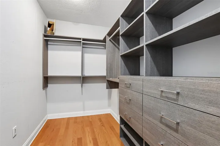 Primary closet