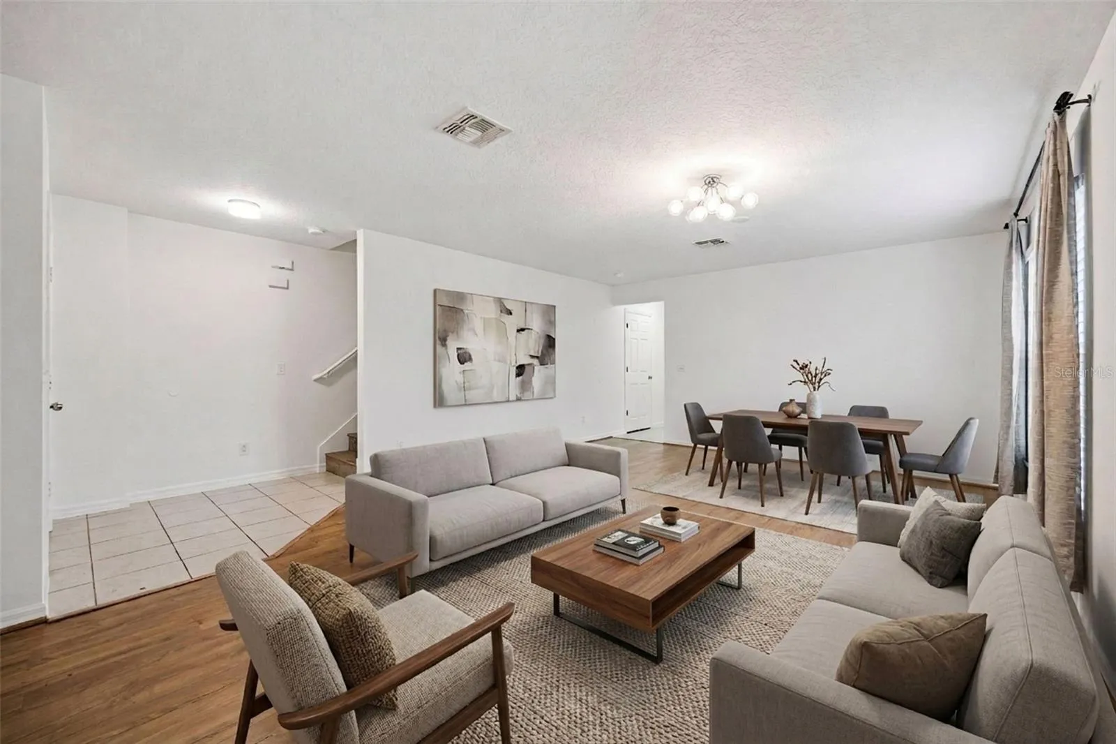 Living Room & Dining Room