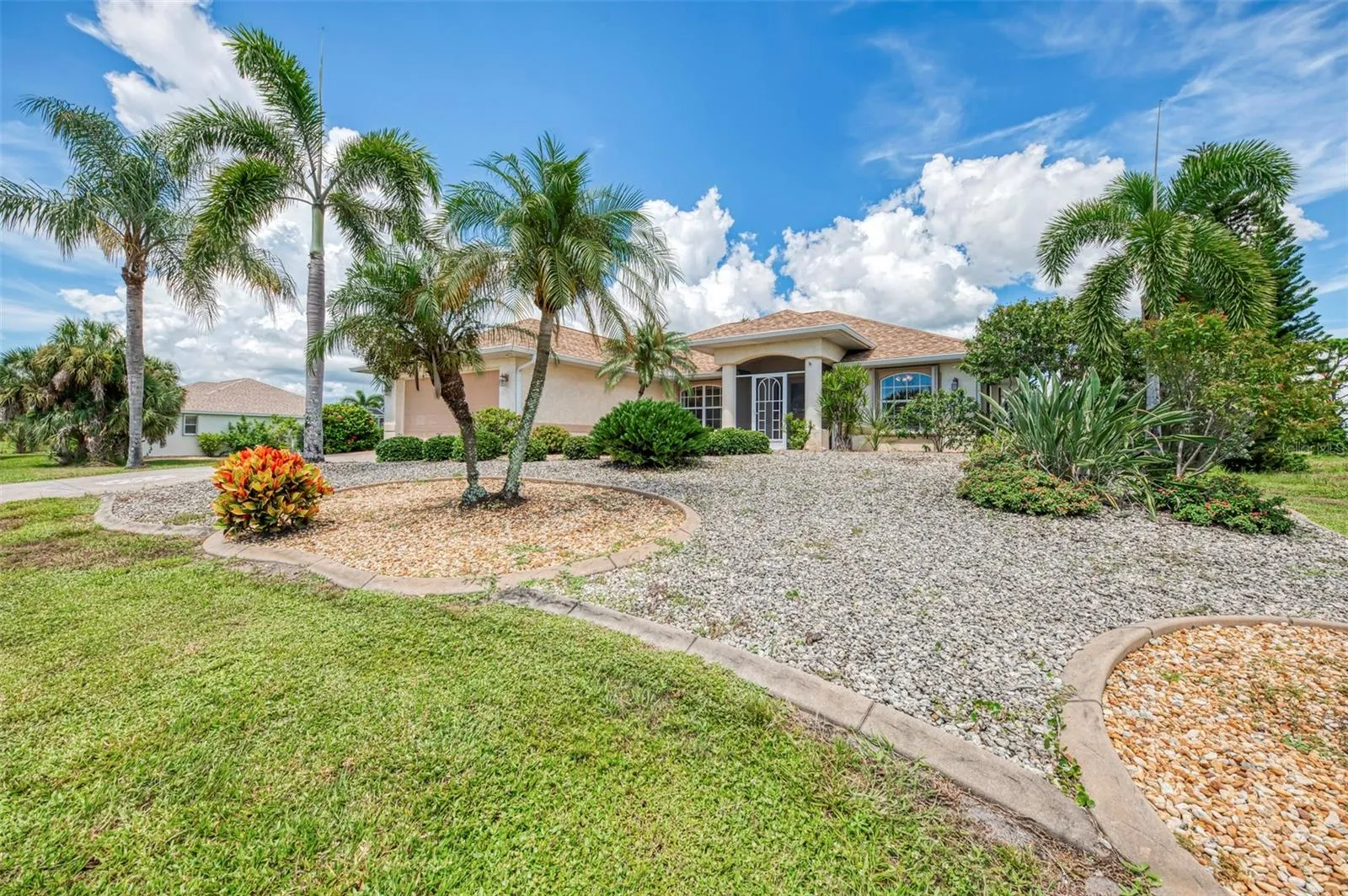 Mature landscaping