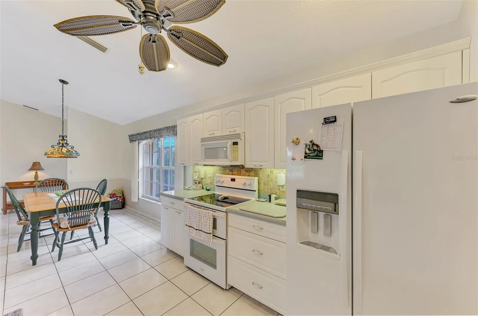Ceiling Fan in Kitchen