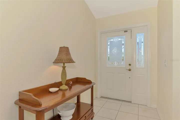 Nice size foyer