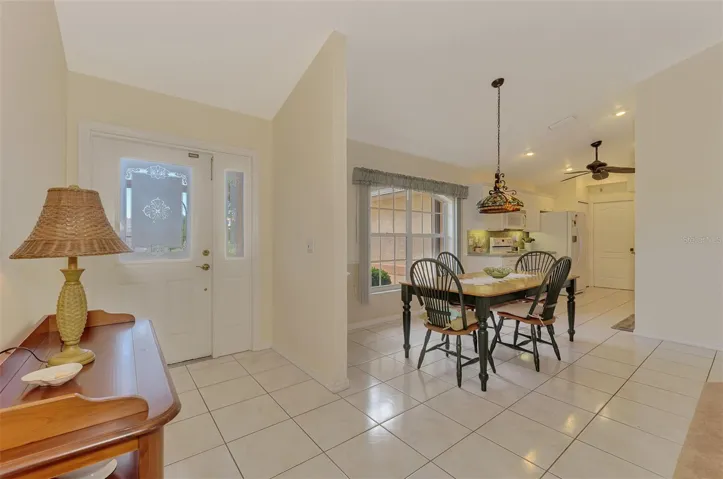 Foyer to Dining Area