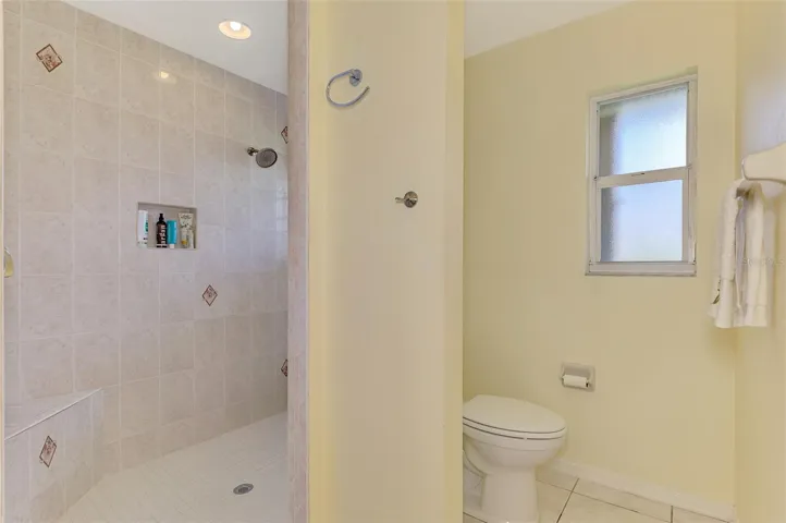 Walk in shower