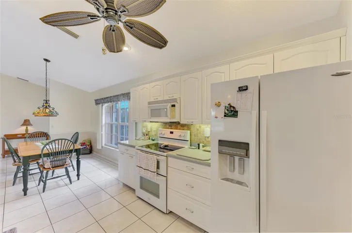 Ceiling Fan in Kitchen