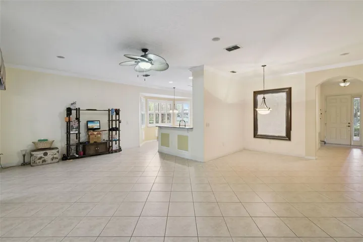 family room Dining room