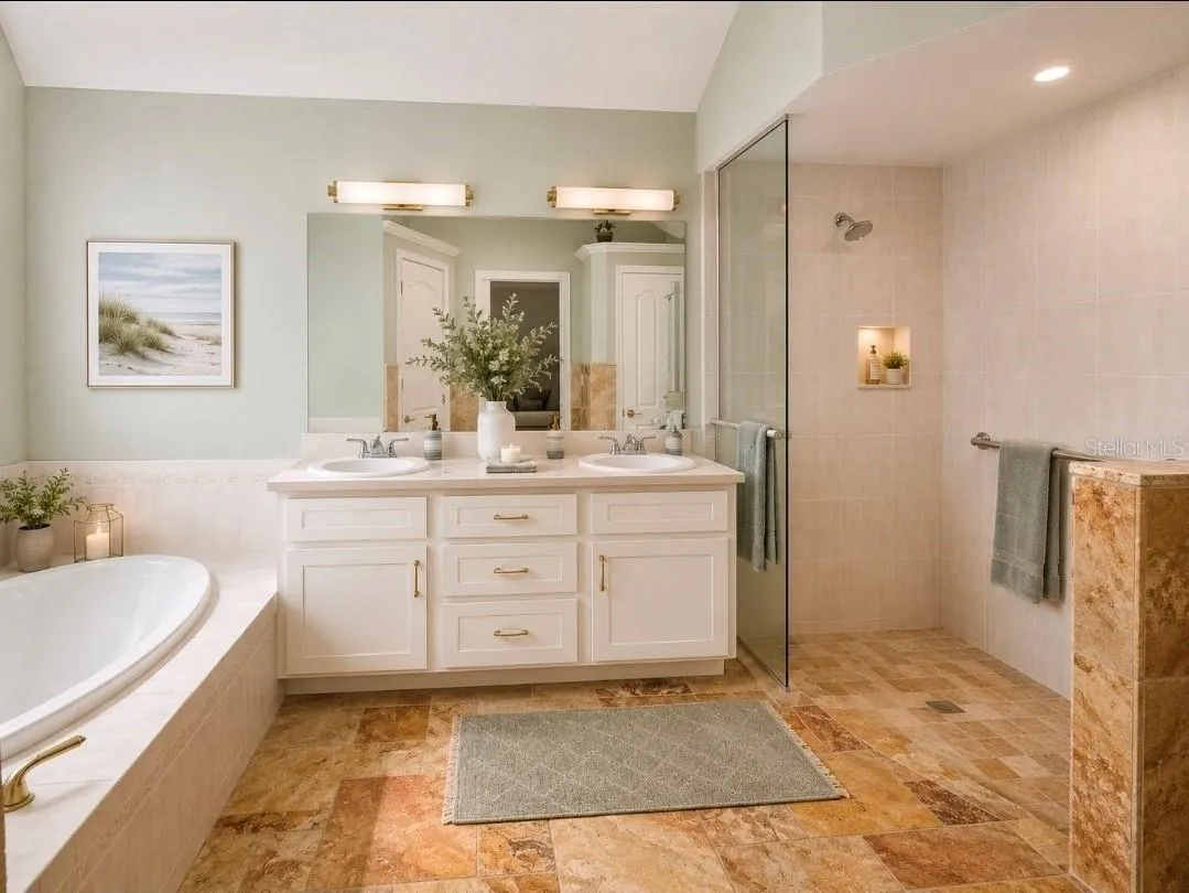 His and her vanity
