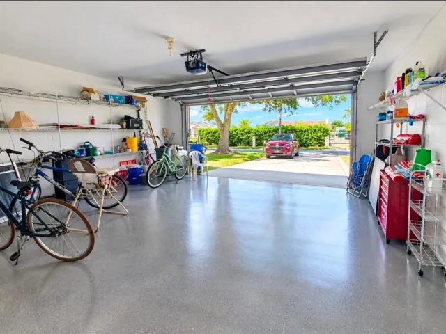 2 car garage over sized