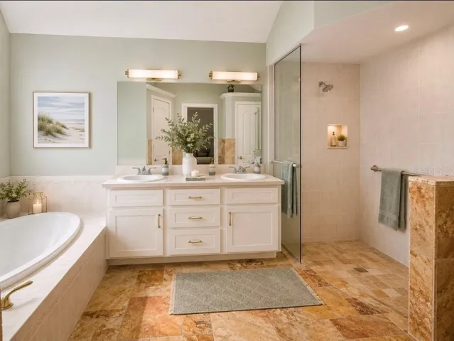 His and her vanity
