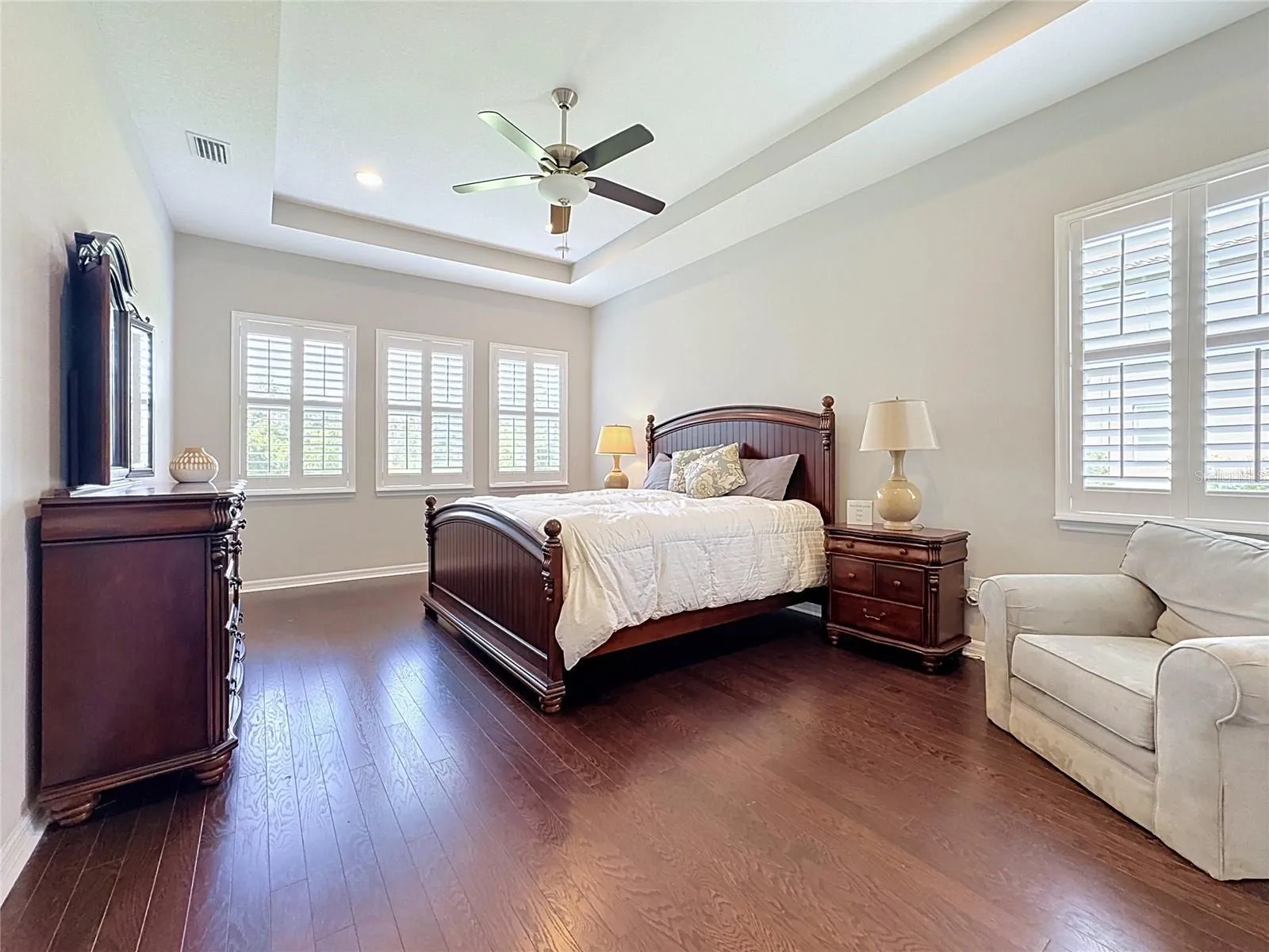 Primary Suite w/ Plantation Shutters