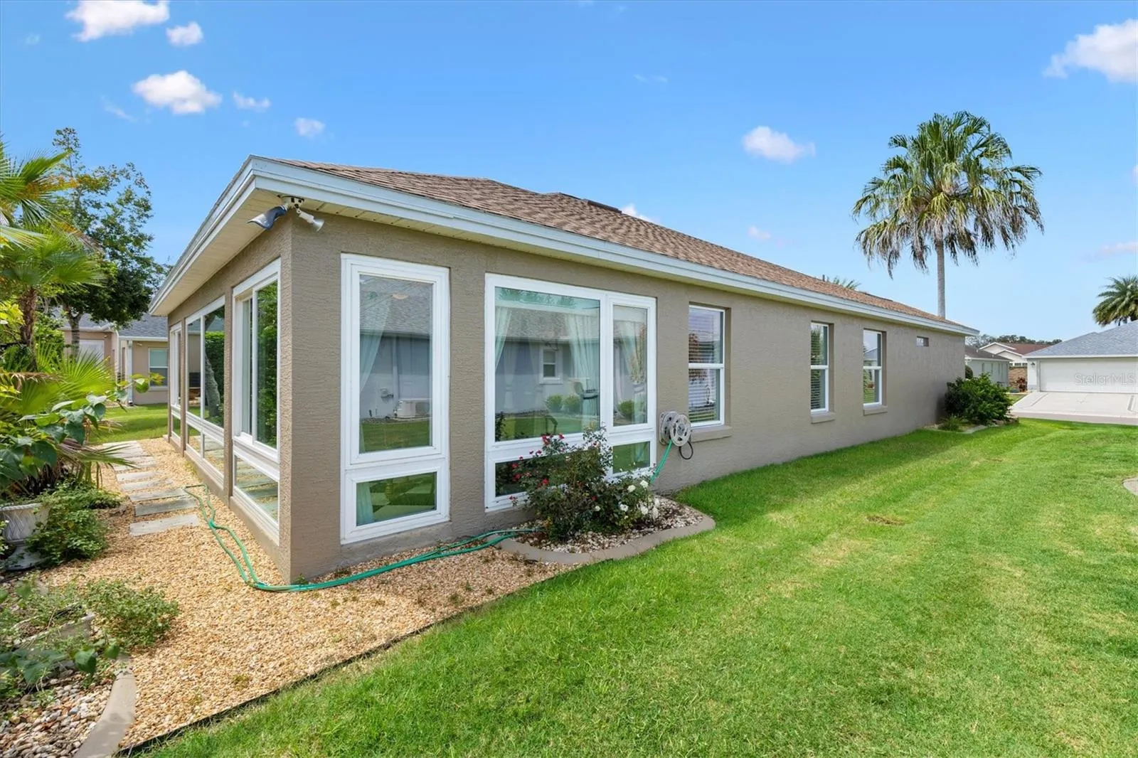 Back and Side of Home