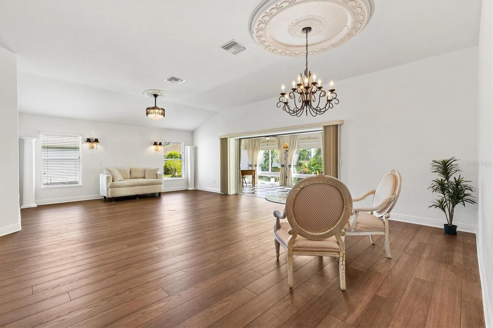 Dining and Living Rooms