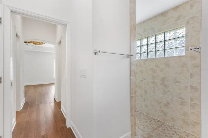 Master Bath showing Roman Walk-in Shower