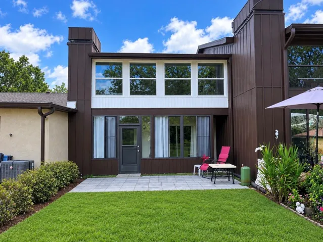 Back outside patio