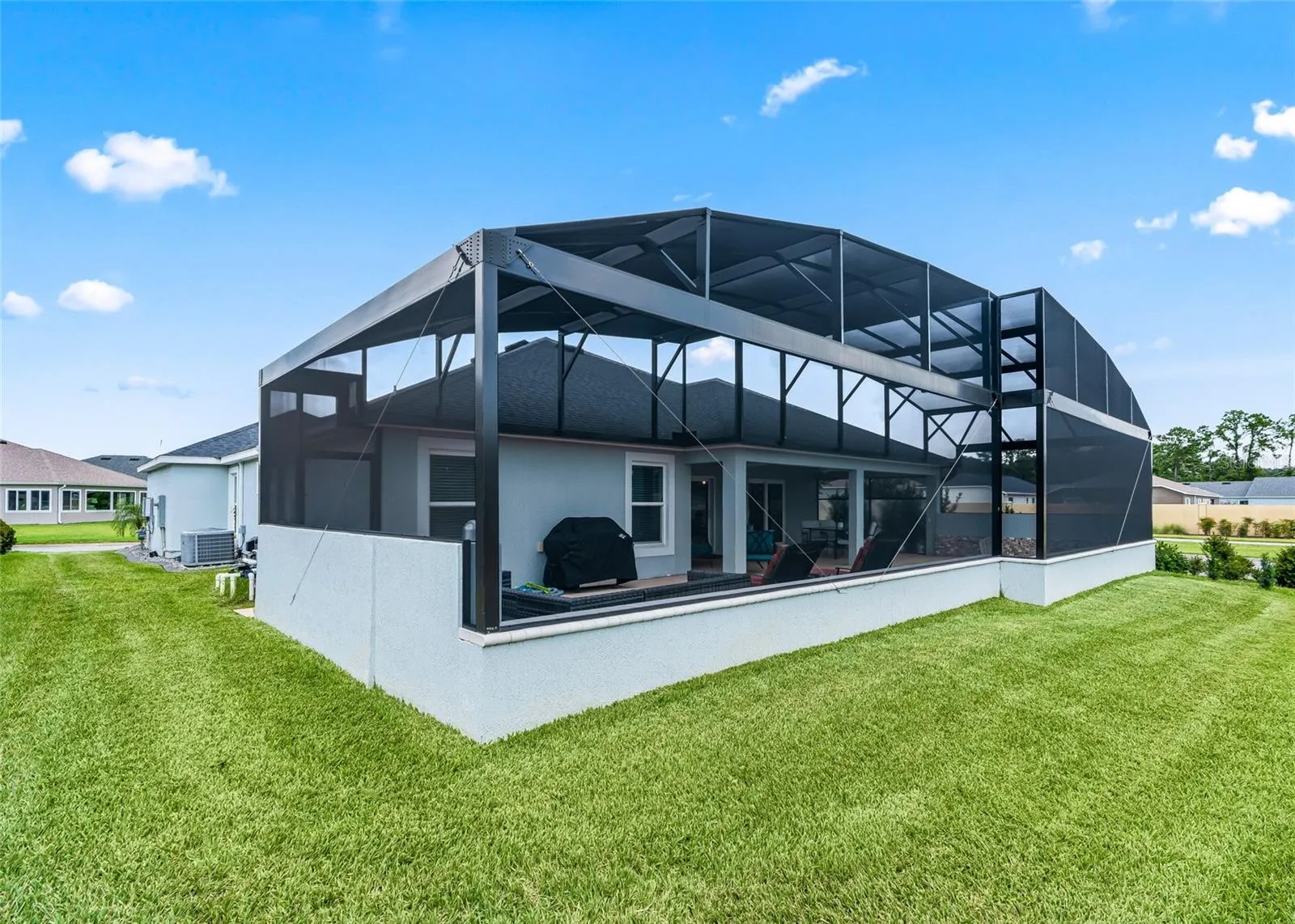 Rear corner of Property