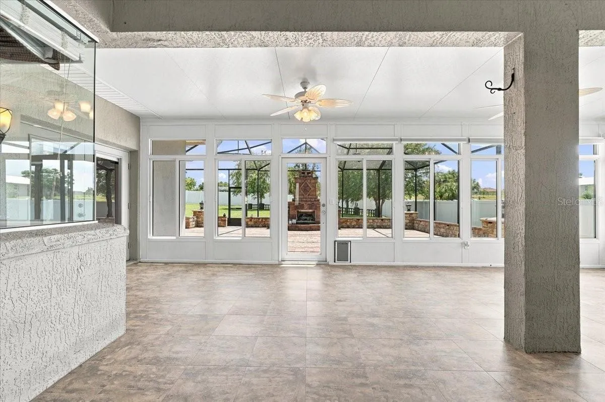 enclosed porch