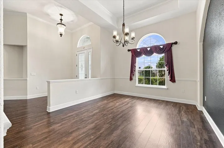 entryway and dining room