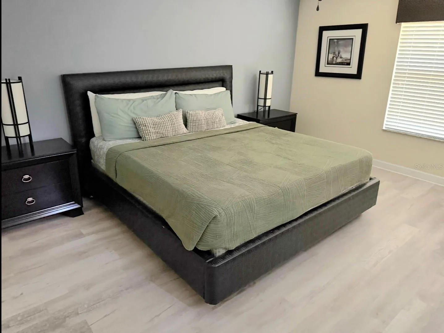 Upstairs primary bedroom suite
