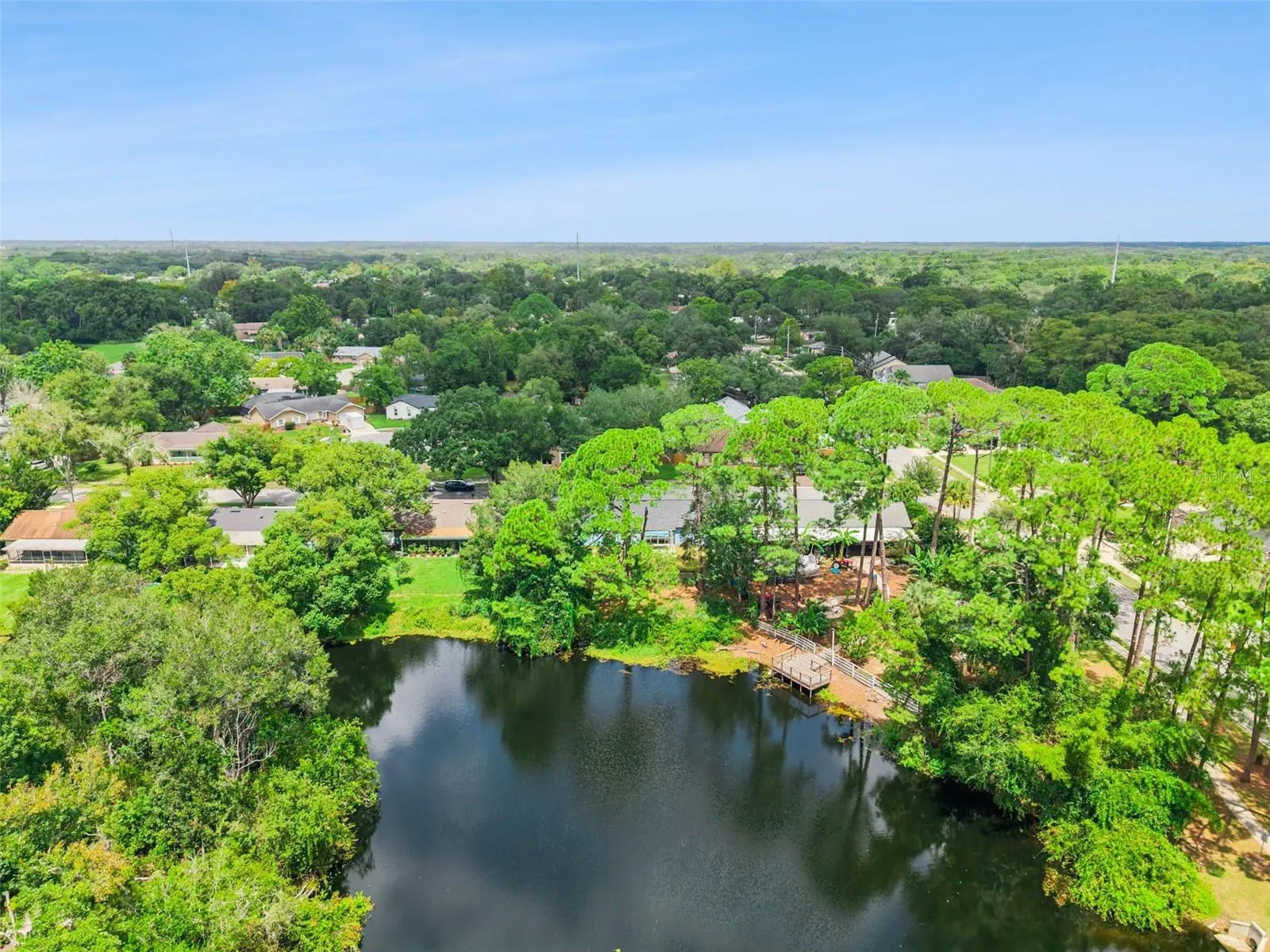 GREAT LOT ON LARGE POND