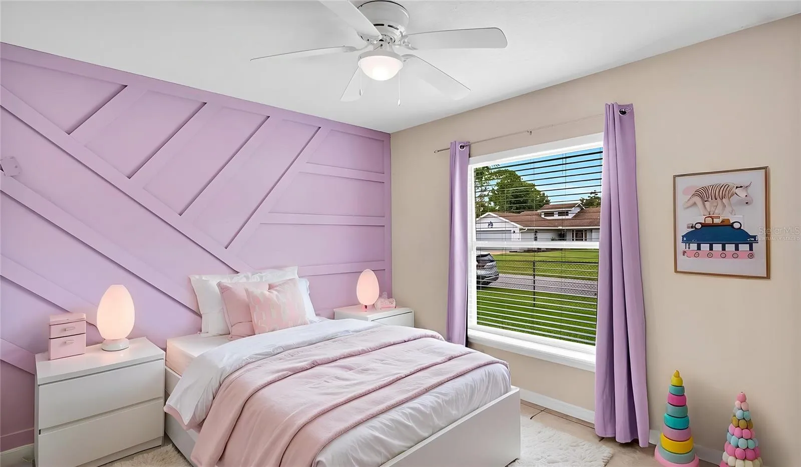 bedroom 2, virtually staged