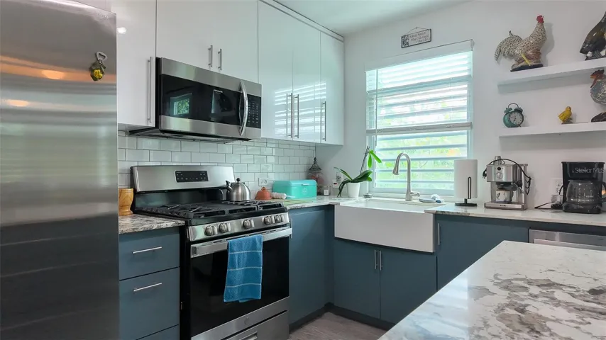 Kitchen area in primary house