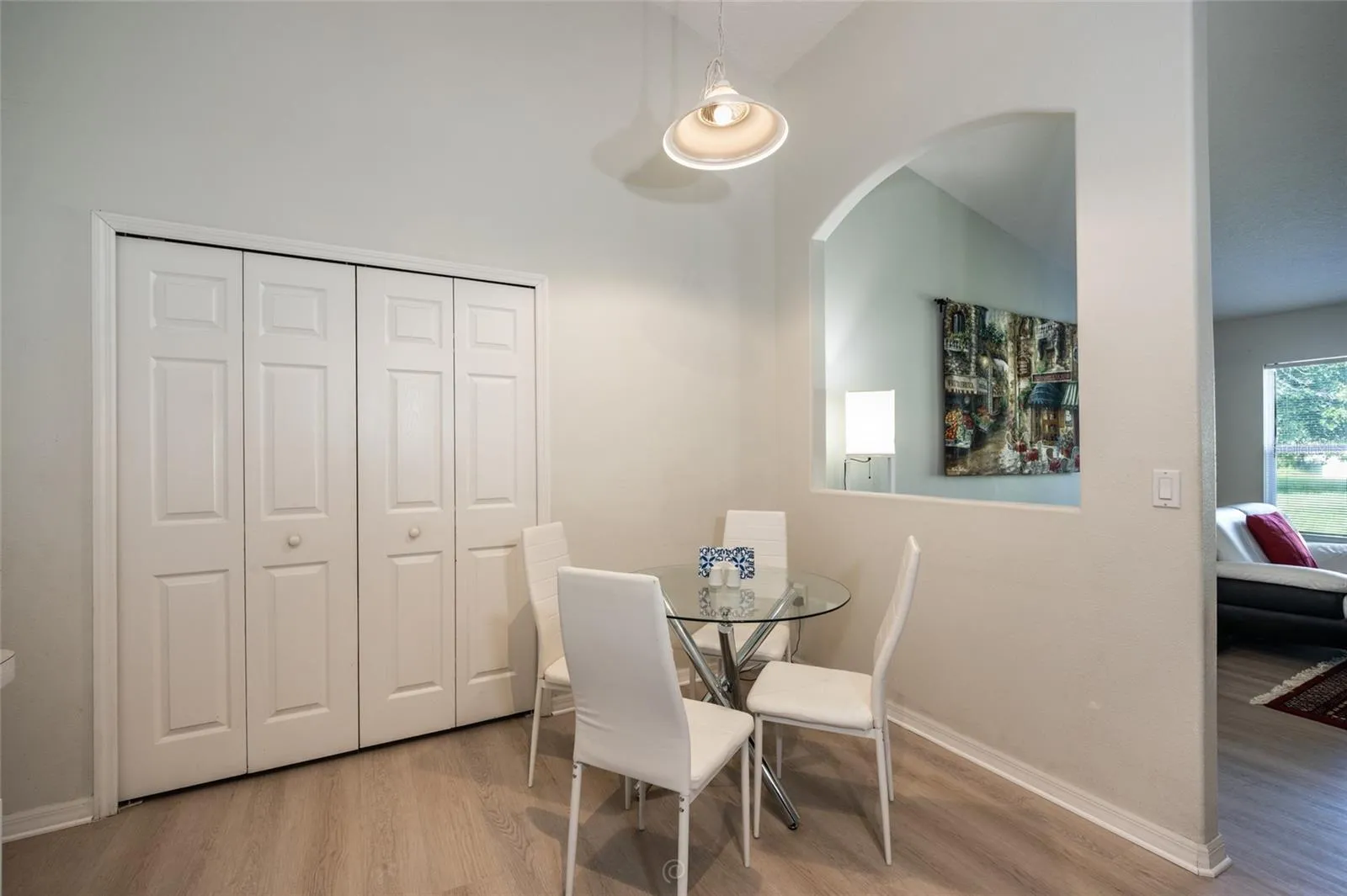 Breakfast nook and large pantry