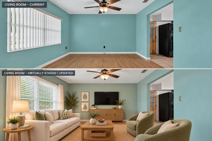 Virtually staged/renovated