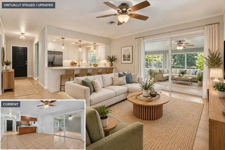 Virtually staged/renovated